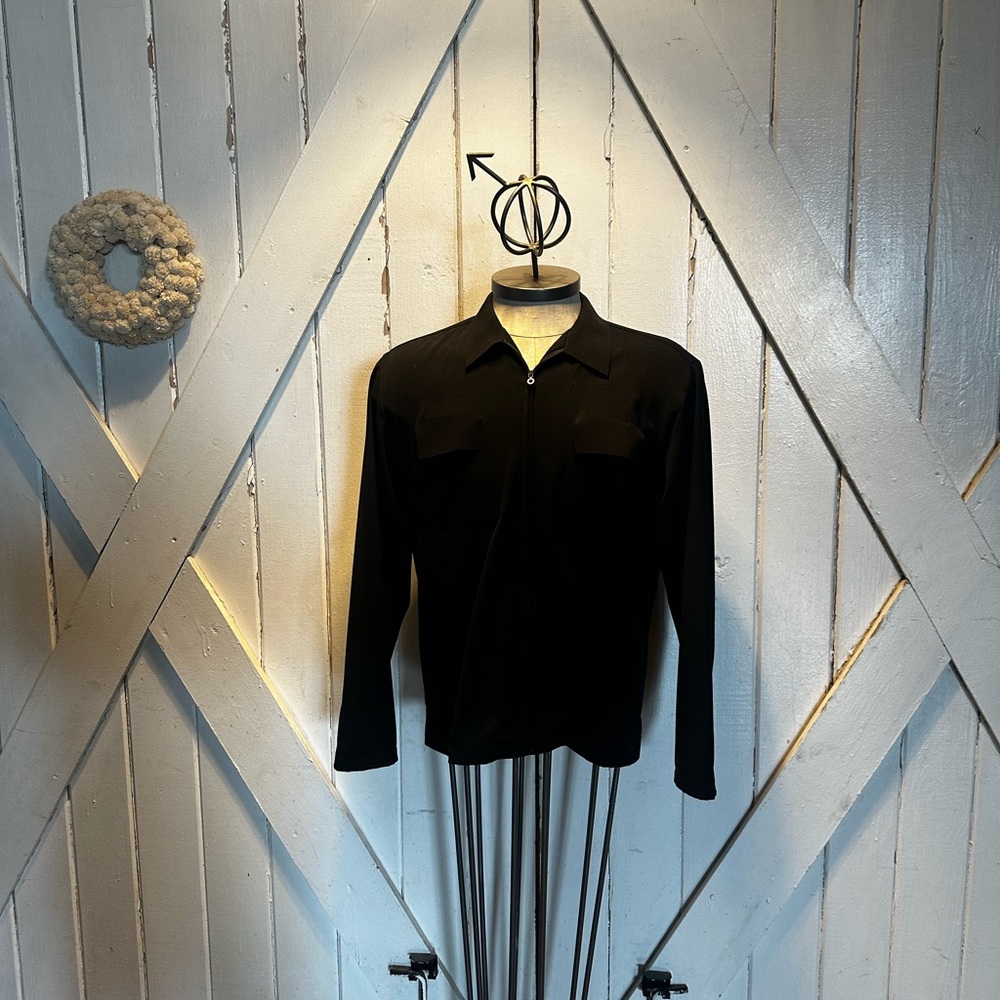 Men's Black lightweight Shirt, Jacket by François Girbaud L/XL